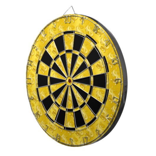Jeu De Fléchettes $ Gold $ (Devant droit)