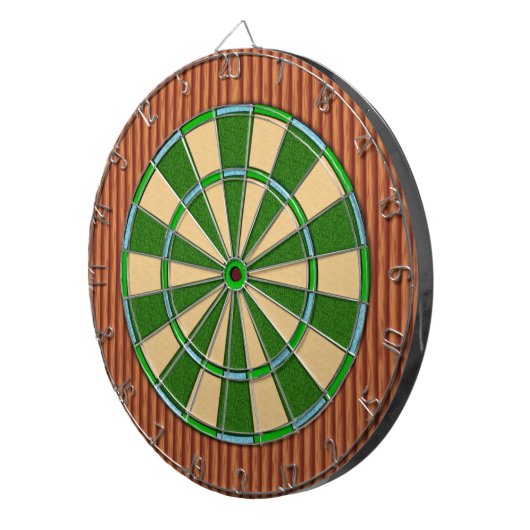 Jeu De Fléchettes Golf Course Theme Dartboard (Devant droit)