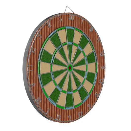 Jeu De Fléchettes Golf Course Theme Dartboard (Devant gauche)