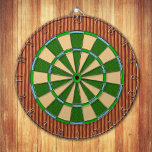 Jeu De Fléchettes Golf Course Theme Dartboard<br><div class="desc">Play the fairway,  green,  sand traps,  water hazards and a hole in one on this golf motif dart board.</div>