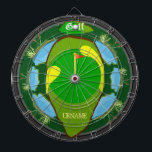 Jeu De Fléchettes Golf multirisque personnalisé<br><div class="desc">Le tableau de bord de golf parfait pour les amateurs de golf, de sports et de jeux de fléchettes uniques! Comprend un grand trou de golf avec des pièges à sable, des dangers pour l'eau et des dangers pour les plantes. Parfait pour les jeux de fléchettes traditionnels, les nouveaux jeux...</div>
