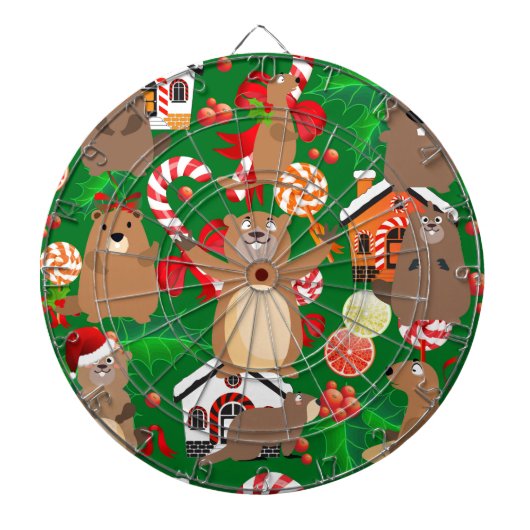 Jeu De Fléchettes Gopher de Noël de père Noël (Devant)