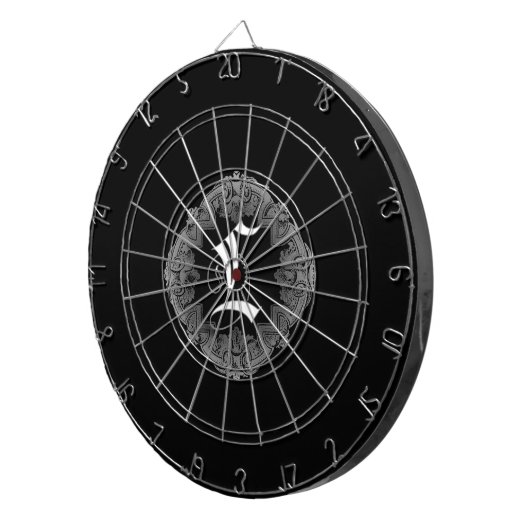 Jeu De Fléchettes Goth Initial L (Devant droit)