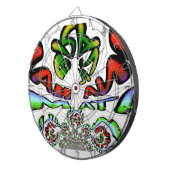 Jeu De Fléchettes Graffiti coloré Hakuna Matata (Devant droit)