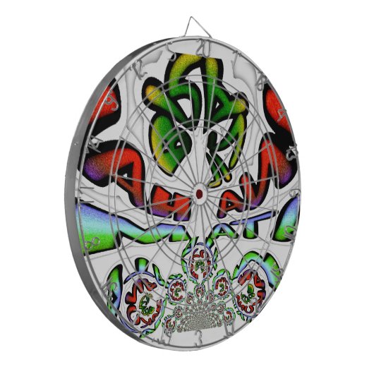 Jeu De Fléchettes Graffiti coloré Hakuna Matata (Devant gauche)