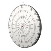 Jeu De Fléchettes Grandes en Pastel Tan et Beige (Devant droit)