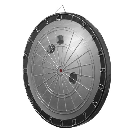 Jeu De Fléchettes Gris Boule de Bowling (Devant droit)