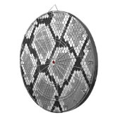 Jeu De Fléchettes Gris de serpent, blanc et noir (Devant droit)