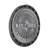 Jeu De Fléchettes Gris de Staten Island de trou d'homme (Devant gauche)