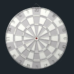 Jeu De Fléchettes Gris Et Blanc<br><div class="desc">Cible de flechettes Grise Et Blanche</div>