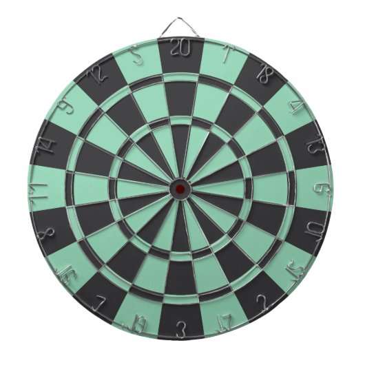 Jeu De Fléchettes Gris et menthe de charbon de bois (Devant)