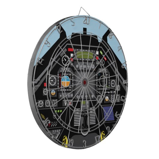 Jeu De Fléchettes Habitacle d'avion de chasse (Devant gauche)