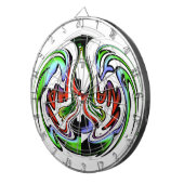 Jeu De Fléchettes Hakuna Matata avec tourbillon et dégradations Abst (Devant droit)