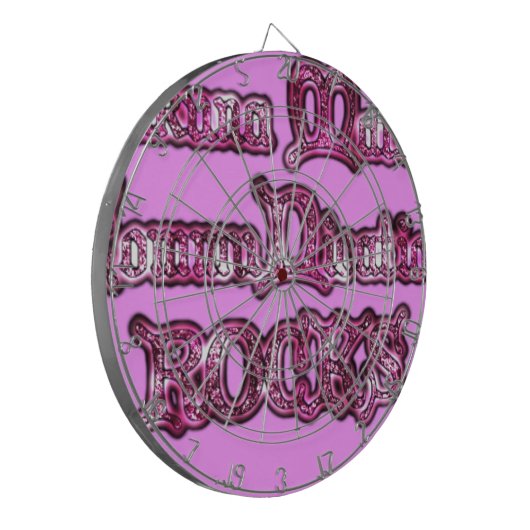 Jeu De Fléchettes Hakuna Matata Communication ROCKS Art Print (Devant gauche)