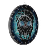 Jeu De Fléchettes Halloween Crâne avec lumière bleue magique 2 (Devant gauche)