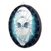 Jeu De Fléchettes Halloween skull with magic blue light (Devant droit)