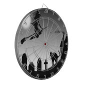 JEU DE FLÉCHETTES HALLOWEEN WITCH SILHOUETTE (Devant gauche)