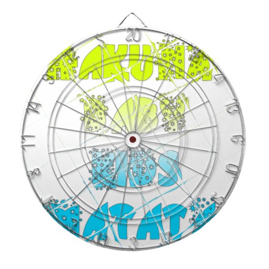 Jeu De Fléchettes Happy Colors Hakuna Matata Hakunamatata (Devant)