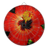 Jeu De Fléchettes Hibiscus rouge (Devant)