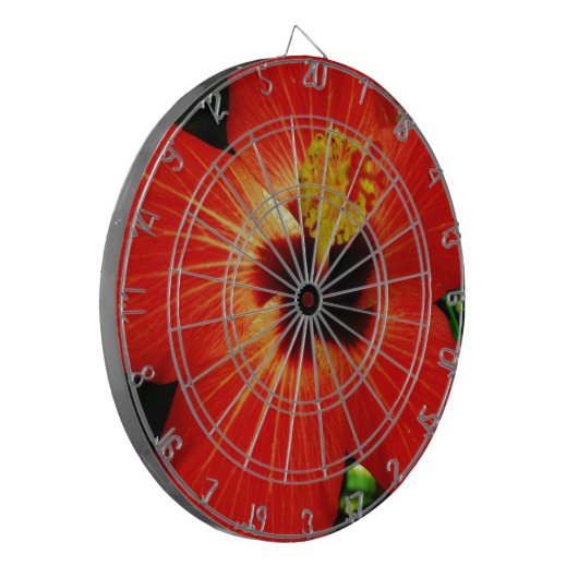 Jeu De Fléchettes Hibiscus rouge (Devant gauche)