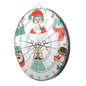 Jeu De Fléchettes hipster noël père Noël (Devant droit)