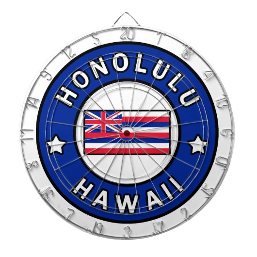 Jeu De Fléchettes Honolulu Hawaii (Devant)