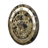 Jeu De Fléchettes Horloges et engrenages en or Cadeaux mécaniques St (Devant droit)