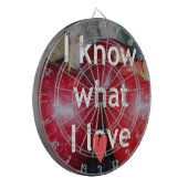 Jeu De Fléchettes "I Know What I Love" - Design à thème Apple (Devant gauche)