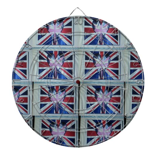 Jeu De Fléchettes I Love England Art Print (Devant)