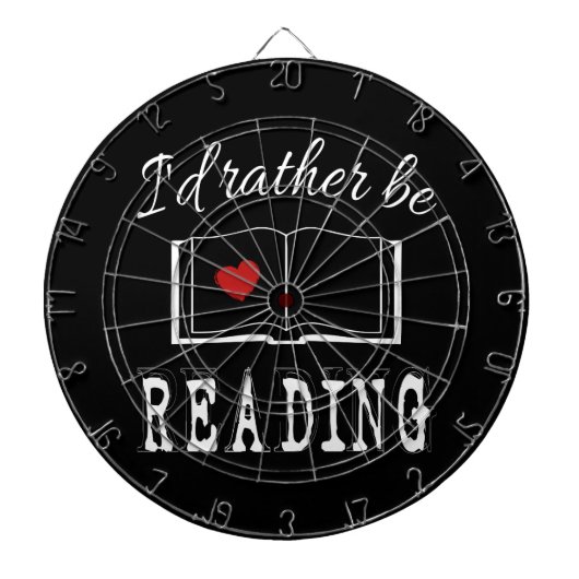 Jeu De Fléchettes I'd rather be reading (Devant)