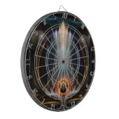 Jeu De Fléchettes Imperial View Fractal Art Dartboard (Devant gauche)