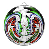 Jeu De Fléchettes Impression Abstrait Face Hakuna Matata (Devant)