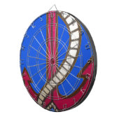 Jeu De Fléchettes Impression d'art d'ancre rouge (Devant droit)