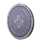 Jeu De Fléchettes Impression d'art de conception radiale (Devant droit)