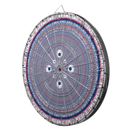 Jeu De Fléchettes Impression d'art de conception radiale (Devant droit)