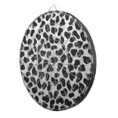 Jeu De Fléchettes Impression noire et blanche dalmate (Devant droit)