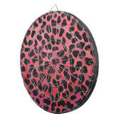 Jeu De Fléchettes Impression noire et rouge dalmate (Devant droit)