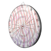 Jeu De Fléchettes Impression zèbre rose et blanc (Devant droit)