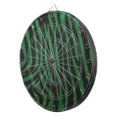 Jeu De Fléchettes Imprimé Zèbre Noir et Vert (Devant droit)