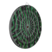 Jeu De Fléchettes Imprimé Zèbre Noir et Vert (Devant gauche)