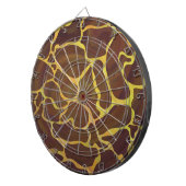 Jeu De Fléchettes Imprimerie Brown et jaune (Devant droit)