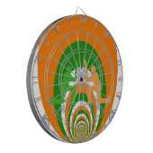 Jeu De Fléchettes Inde Cricket Spirit : Design abstrait (Devant gauche)