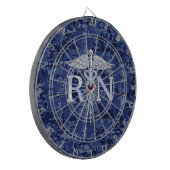 Jeu De Fléchettes Infirmière inscrite RN Silver Caduceus sur Camo de (Devant gauche)
