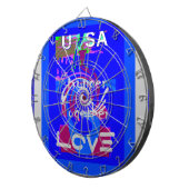 Jeu De Fléchettes Inspiration USA Nous Sommes Forts Ensemble Avec Am (Devant droit)