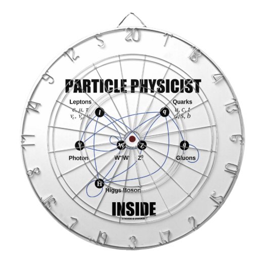 Jeu De Fléchettes Intérieur de physicien de particules (modèle (Devant)