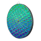 Jeu De Fléchettes Italien bleu sirène Motif Art Imprimer (Devant droit)