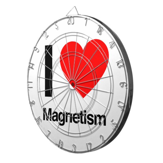 Jeu De Fléchettes j'aime le magnétisme (Devant droit)