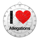 Jeu De Fléchettes j'aime les allégations (Devant)