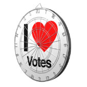 Jeu De Fléchettes j'aime les votes (Devant droit)
