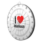 Jeu De Fléchettes j'aime marissa (Devant droit)